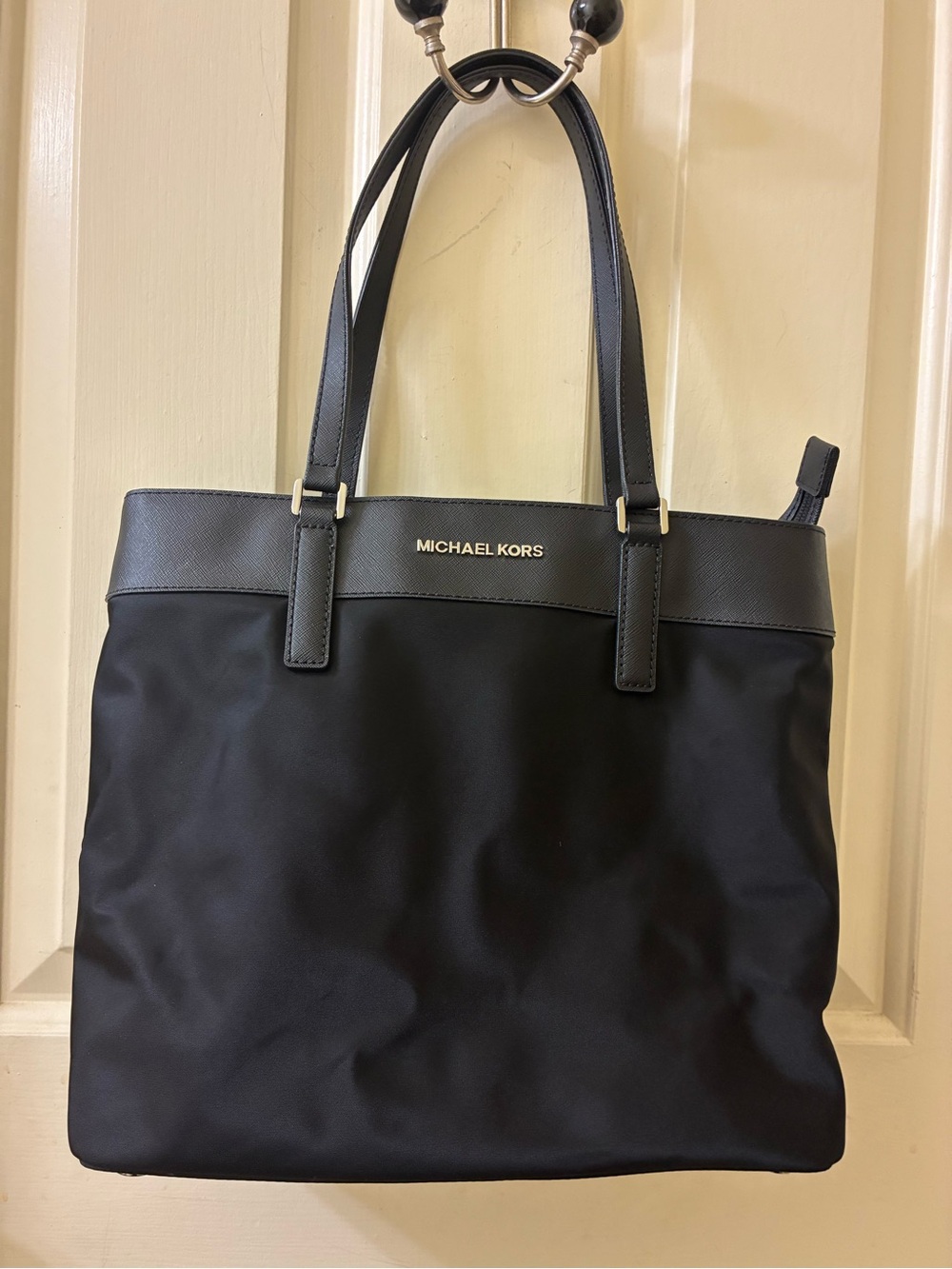 Michael Kors Morgan Large Nylon Tote Bag NWT